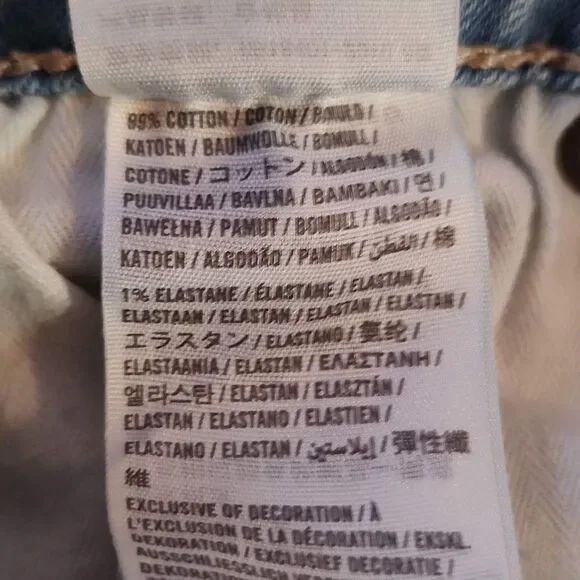 Abercrombie and Fitch Light Wash Distressed Super Skinny Jeans Size 0 - Picture 7 of 7